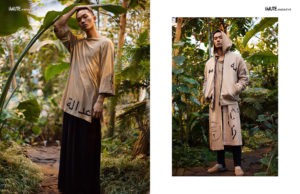 12 pieces advertorial for iMute Magazine Clothes | Twelvepieces Photographer (studio) | Viktor Sloth Photographer (forest) | Meha Karimi Stylist & Designer | Amir Hassan