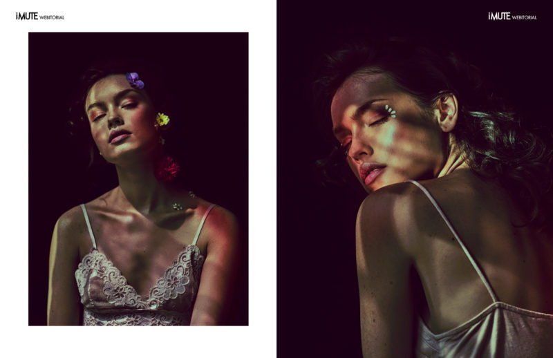 kiss of youth webitorial for iMute Magazine Photographer | Dominika Rutkowska Models | Caro Niemiec & Krysia Ziółek @ Specto Models Makeup | Magda Jezierska