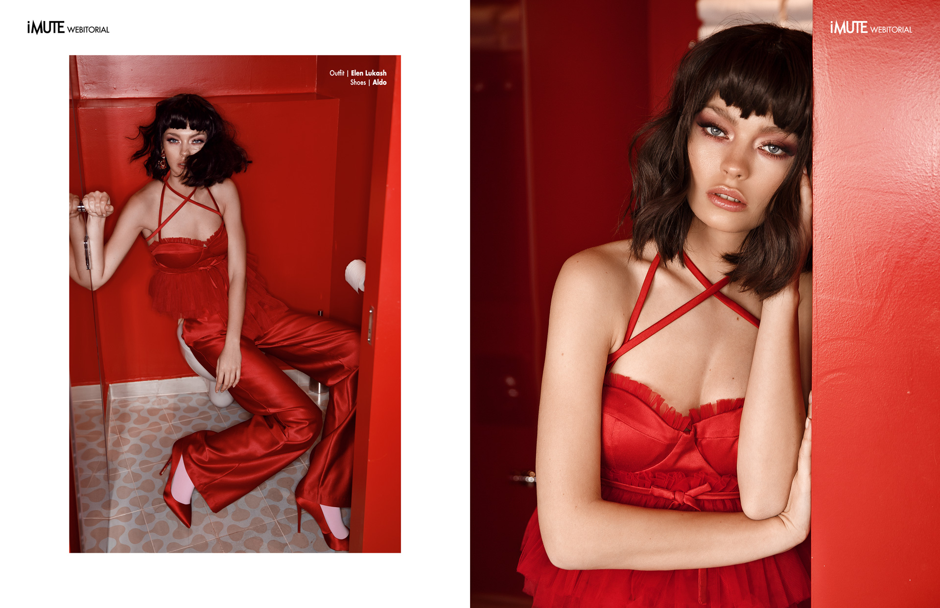 Valentine webitorial for iMute Magazine Photographer | Almog Gabay Model | Adriana Mockovciakova @ MC2 Models Tel Aviv Stylist | Hila Gerby Makeup | Maor Hillel Hair | Osher Saadon