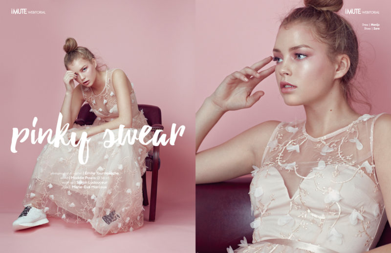 Pinky Swear webitorial for iMute Magazine Photographer & Stylist | Émilie Tournevache Model | Maddie Pawis @ Next Makeup | Sarah Ladouceur Hair | Marie-Ève Marcoux