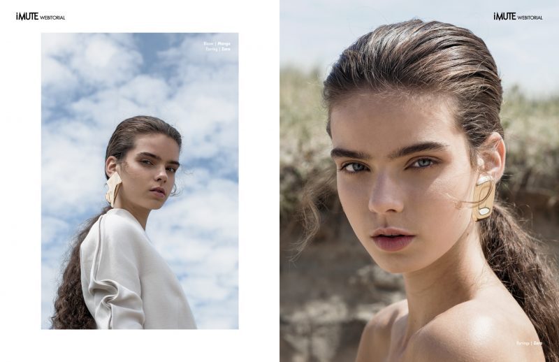 Walking on dunes webitorial for iMute Magazine Photographer | Klaudia Molenda Model | Senna Vet @ VDM Models Stylist | Barbara Vos Makeup & Hair | Dominique Rikken