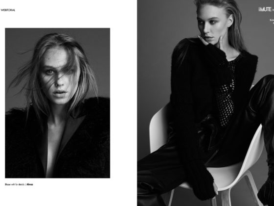 Gina webitorial for iMute Magazine Photographer | Mike Nicolaev Model | Gina Chirila @ Mandarina Models Stylist | Irina Hartia Make up | Alexandra Craescu Hair | Javier Vergara
