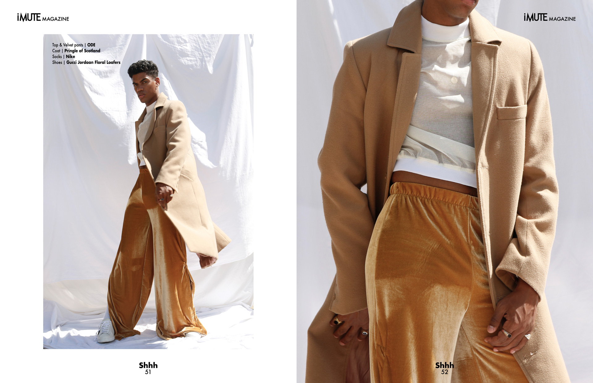 Coloured | Cover story iMute Magazine Fall Issue no 20 Photographer | Gemma Shepherd Model | Nicolas Van Graan @ 20 Management Stylists | Imran Mohamed & Rebecca Odendaal