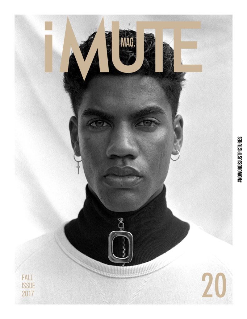 Cover iMute Magazine Fall Issue no 20 Photographer | Gemma Shepherd Model | Nicolas Van Graan @ 20 Management Stylists | Imran Mohamed & Rebecca Odendaal