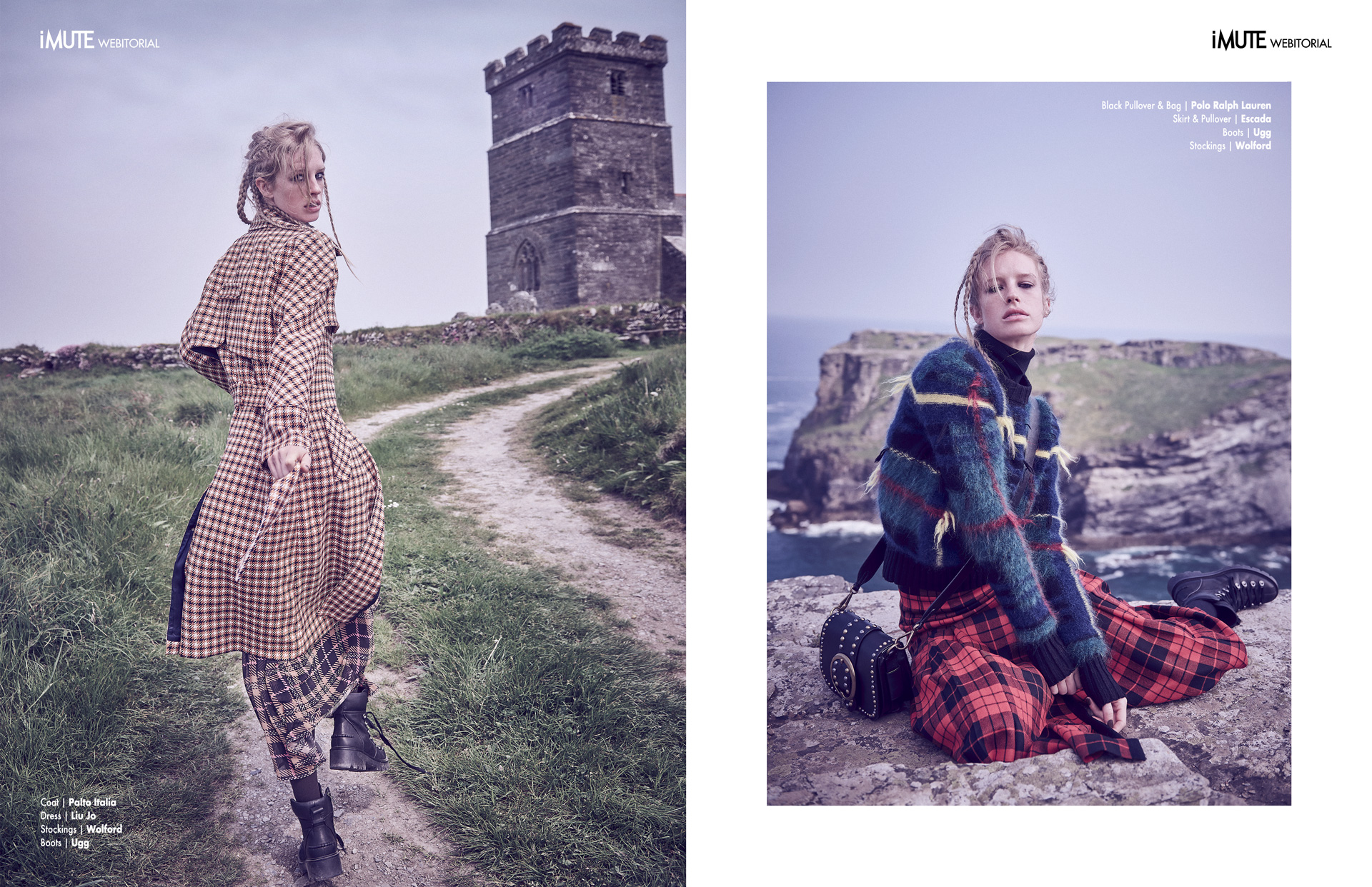 Braveheart webitorial for iMute Magazine PHOTOGRAPHER | Norbert Bäres MODEL | Elizaveta @ most wanted STYLIST & Producer | petra wiebe MAKEUP & Hair | norbert cheminel using mac cosmetics & aveda Location | Camelot castle