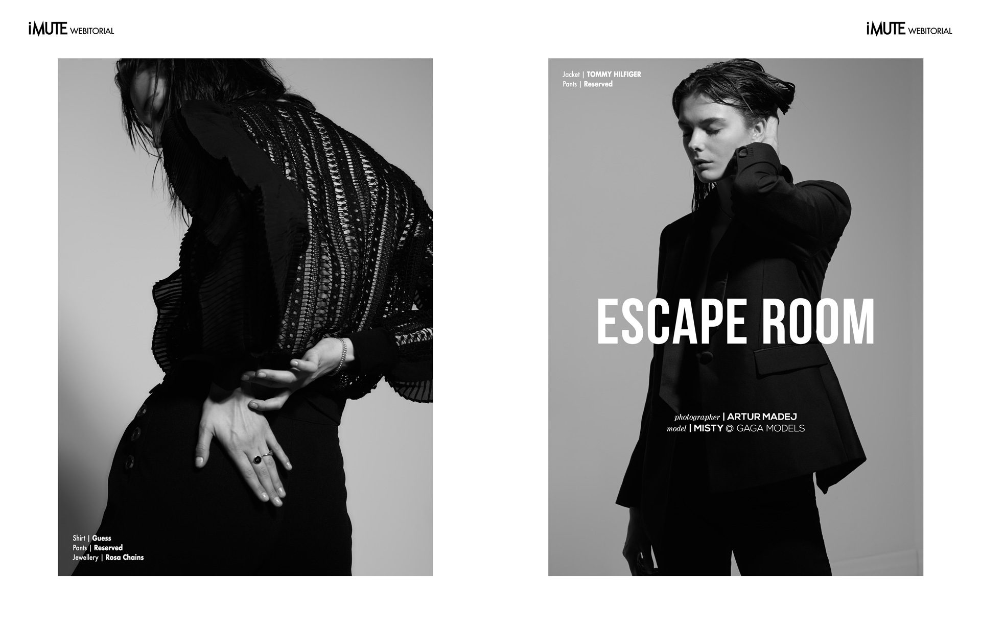 Escape Room webitorial for iMute Magazine  PHOTOGRAPHER | ARTUR MADEJ MODEL | MISTY @ GAGA MODELS
