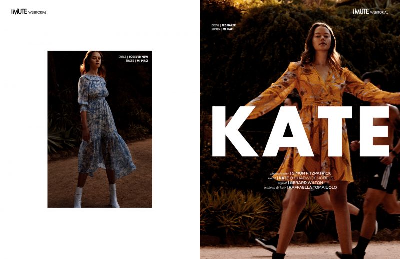 KATE webitorial for iMute Magazine PHOTOGRAPHER | SIMON FITZPATRICK MODEL | KATE @ CHADWICK MODELS STYLIST | GERARD WILTON MAKEUP & HAIR | RAFFAELLA TOMAIUOLO